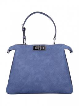 Fendi - Blue Peekaboo Soft Medium Satchel