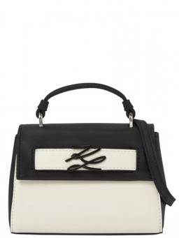 Karl Lagerfeld - BlackWhite K/Autograph Nano Crossbody Bag