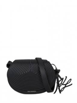 Karl Lagerfeld - Black Saddle Shoulder Bag