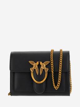 Pinko - Black Love Icon Crossbody Bag