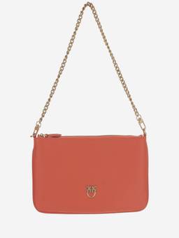 Pinko - Orange Logo Leather Clutch