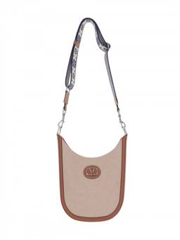 Valentino Garavani - Beige Signature Vlogo Shoulder Bag