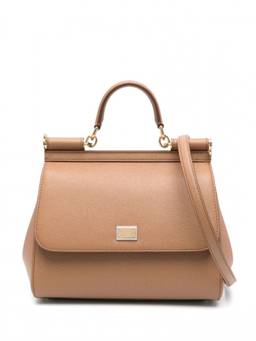 Dolce&Gabbana - Light Brown Sicily Satchel