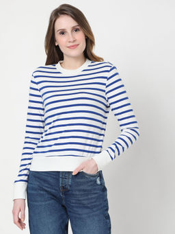 VERO MODA - Women Stripes Casual T-shirt