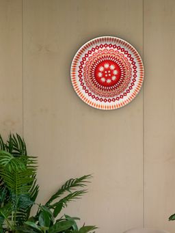 KOLOROBIA - Green Swings Of A Panda Decorative Wall Plate