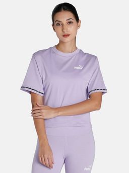 Puma - Power Tape Womens Purple T-shirt