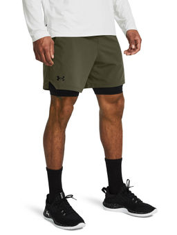Under Armour - Men Green Vanish Woven 2-in-1 Shorts