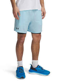 Under Armour - Men Blue Vanish Woven 2-in-1 Shorts