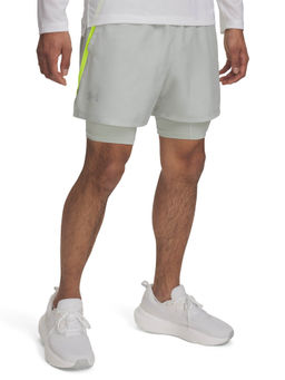Under Armour - Men Grey Launch 2-in-1 5 Shorts