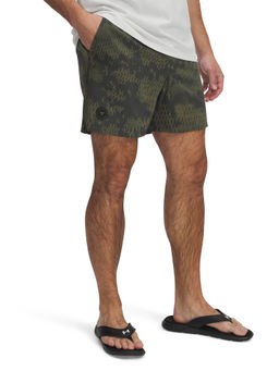 Under Armour - Men Green Project Rock Boardshot Shorts