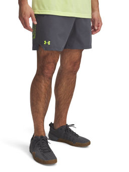 Under Armour - Men Grey Vanish Woven 6 Graphic Shorts