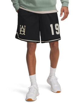 Under Armour - Men Black Courtside Hoops Shorts