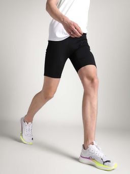 Puma - CROSS THE LINE 3.0 Men Black Running Tight Shorts