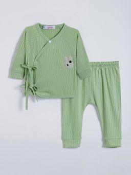 Hopscotch - Textured Top with Pant