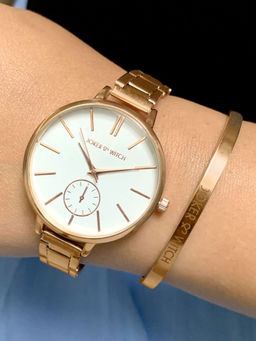 Joker and Witch - White Stainless Steel Watch - JWBS217