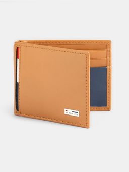 U.S. POLO ASSN. - MYKONOS Mens Solid Tan Wallets