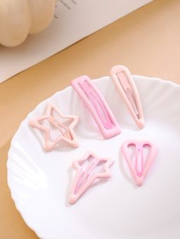 Yellow Chimes - Melbees by 5 Pcs Snap Hair Clips