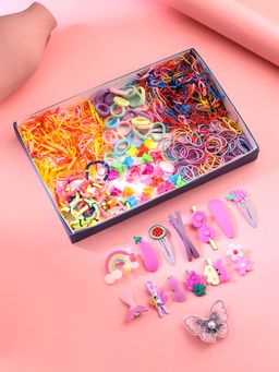 Yellow Chimes - Melbees by 786 Pcs Rubber Bands and Clips Gift Set