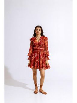 AROOP SHOP INDIA - Red Ammy Dress
