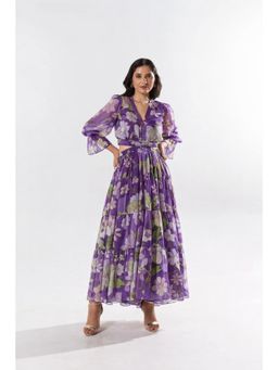 AROOP SHOP INDIA - Purple Flora Dress