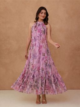AROOP SHOP INDIA - Pink Jenelia Dress