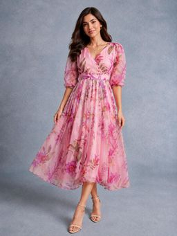 AROOP SHOP INDIA - Pink Nolia Dress