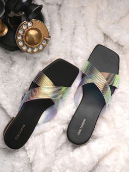 CLOG LONDON - Women Multi Color Slip On Heels