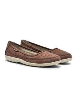 WOODLAND - Women's Brown Ballerinas
