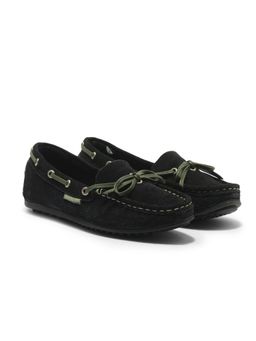WOODLAND Women's Black Loafers
