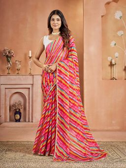 Garden VARELI - Multi-Color Printed Saree without Blouse