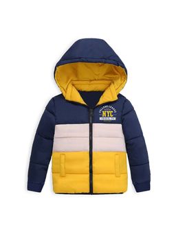 Trampoline - Yellow Colorblock Regular Fit Jacket