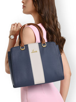 Lavie - Women's Willow Satchel Handbag (Navy Blue) (M)
