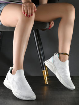 Off Limits - Off White Women Lace-Up Walking Shoes