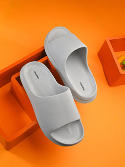 Off Limits - Men Grey Playa Slides