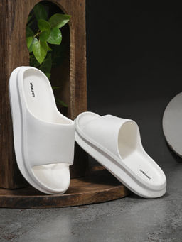Off Limits - Women Off White Playa Slides