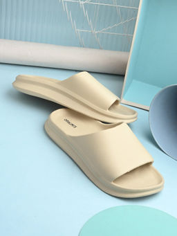 Off Limits - Female Beige Playa Slides