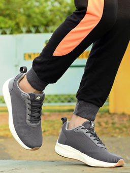 Off Limits - Grey Men Lace-Up Walking Shoes