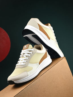 Off Limits - Beige Men Lace-Up Sneakers