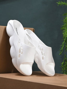 Off Limits - Men White Breezy Slides