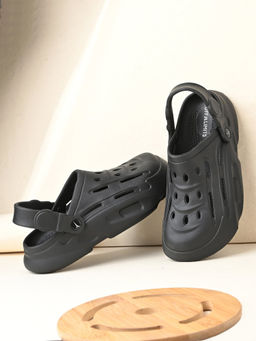 Off Limits - Men Black Grande Clogs