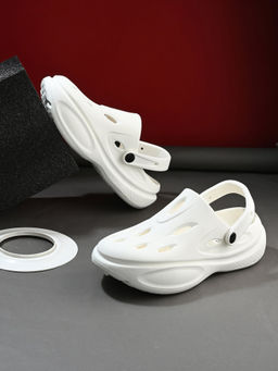 Off Limits - Men White Coronado Clogs