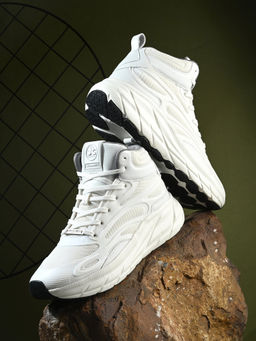 Off Limits - Off White Women Lace-Up Sneakers