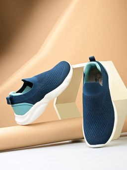 Off Limits - Blue Women Lace-Up Walking Shoes