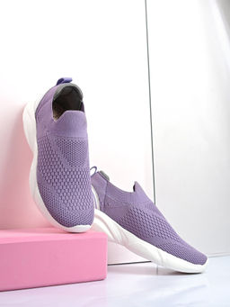 Off Limits - Purple Women Lace-Up Walking Shoes