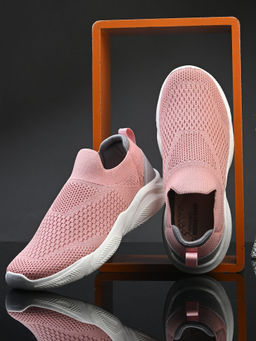 Off Limits - Peach Women Lace-Up Walking Shoes