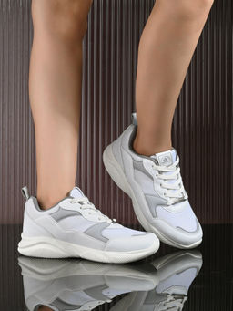 Off Limits - Off White Lace-Up Sneakers