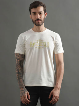 Royal Enfield - White Mlg Hex T-Shirt