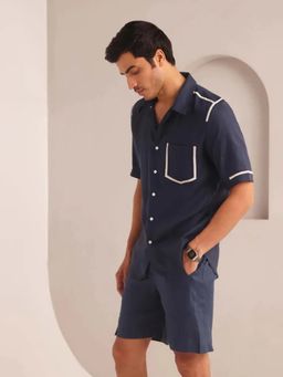 B Label - Navy Blue Co-Ord Set