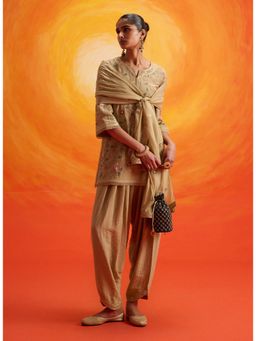 Lakshita - Rayon Green Embroidered Kurta with Salwar and Dupatta
