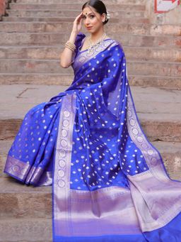 Banarasee - Cotton Silk Saree with Unstitched Blouse